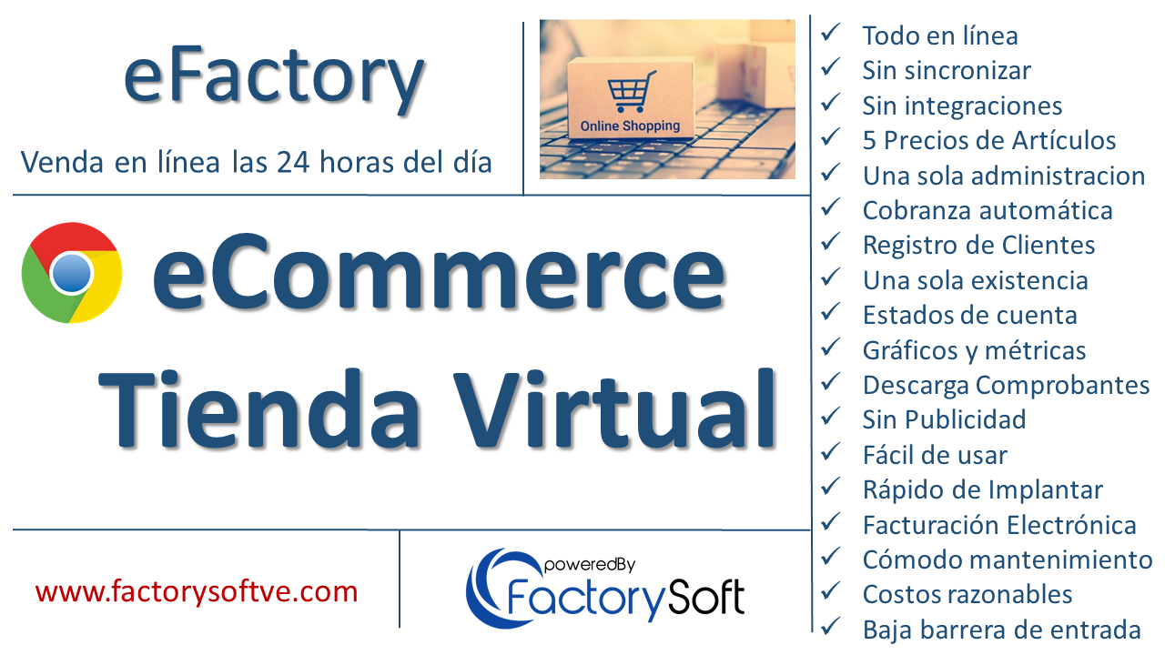 eCommerce Venezuela Tienda Virtual de eFactory