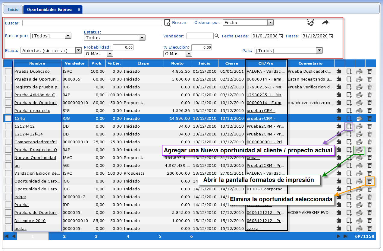 Oportunidades Express